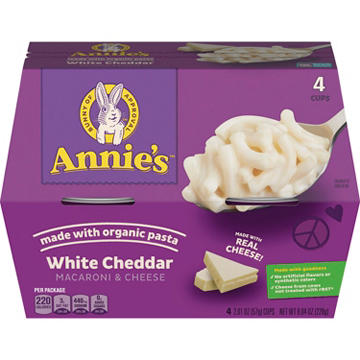 Annie's White Cheddar Macaroni & Cheese Cups