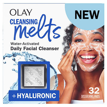 Olay Cleansing Melts +Hyaluronic Daily Facial Cleanser