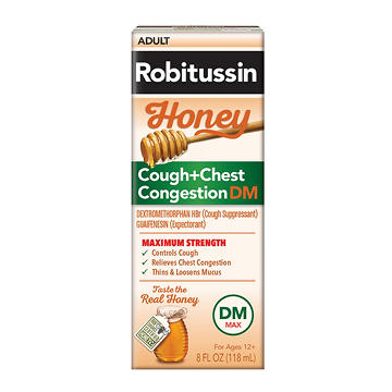 Robitussin Honey DM Max Cough + Chest Congestion