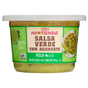 H-E-B Mi Tienda Salsa Verde con Aguacate - Mild