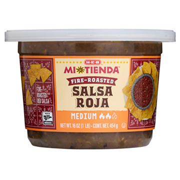 H-E-B Mi Tienda Fire-Roasted Salsa Roja - Medium