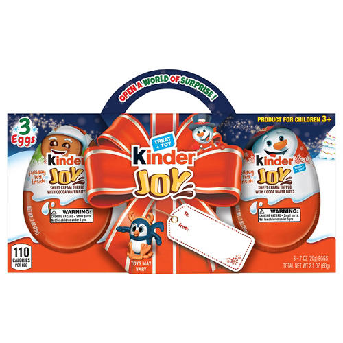 Kinder Joy House Kinder Joy Sweet Cream Chocolate Christmas Eggs