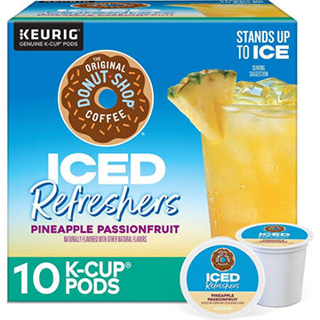 The Original Donut Shop Iced Refreshers Pineapple Passionfruit Single Serve K-Cups
