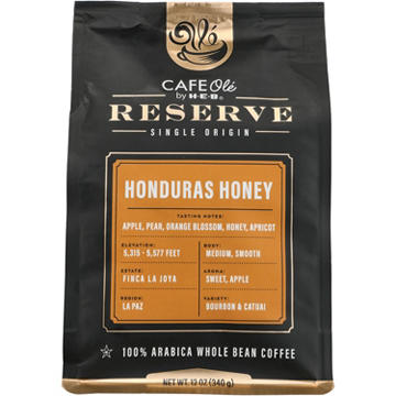 CAFE Olé by H-E-B Reserve Single Origin Whole Bean Honduras Honey Coffee