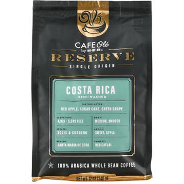 CAFE Olé by H-E-B Reserve Single Origin Whole Bean Costa Rica Coffee