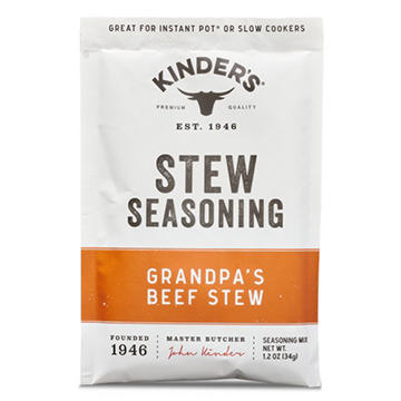 Kinder's Stew Seasoning - Grandpa's Beef Stew