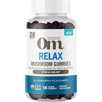 Om Relax Mushroom Gummies Blueberry