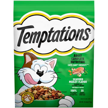 Temptations Seafood Medley Flavor Adult Dry Cat Food