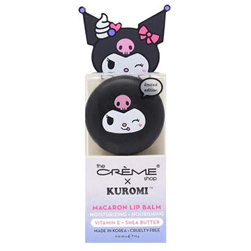 The Crème Shop Kuromi Macaron Lip Balm - Blueberry Smoothie Flavor