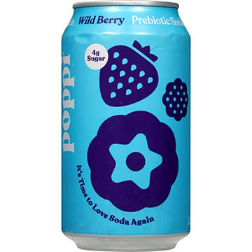 poppi Prebiotic Soda - Wild Berry