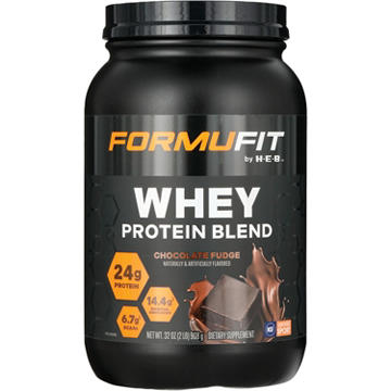 FORMUFIT by H-E-B Whey 24g Protein Powder Blend - Chocolate Fudge