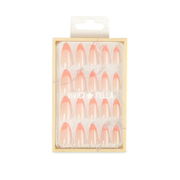 Vivid Tella Nails - Aurora French Peach