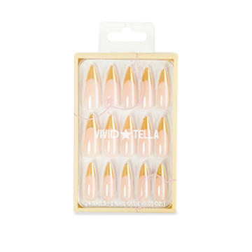 Vivid Tella Nails - Aurora French Gold