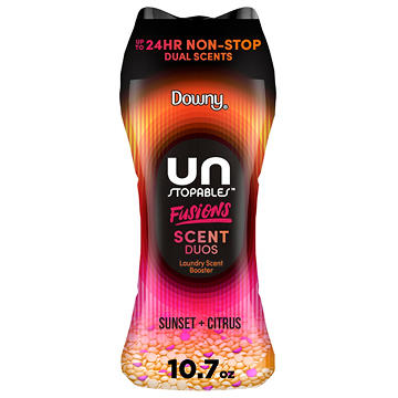 Downy Unstopables Fusions 2 in 1 In-Wash Scent Booster Beads - Sunset + Citrus