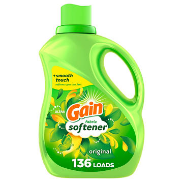 Gain Liquid Fabric Softener, 136 Loads - Original Scent
