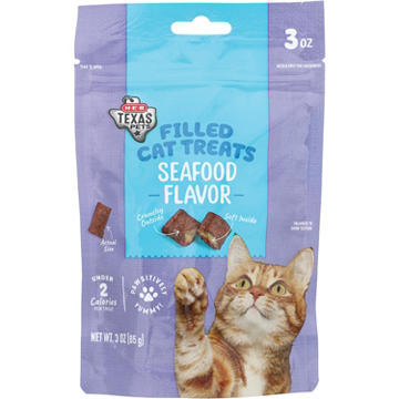 H-E-B Texas Pets Cat Treats - Tuna Filled