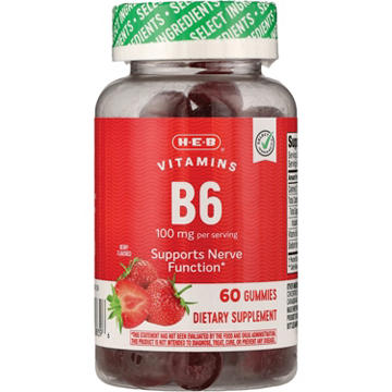 H-E-B Vitamin B6 100mg Gummies
