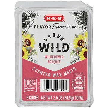 H-E-B Flavor Favorites Blooms Grown Wild - Wildflower Bouquet Scented Wax Melts
