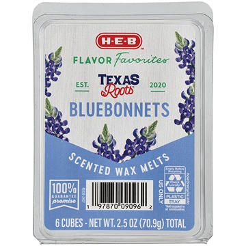 H-E-B Flavor Favorites Texas Roots Bluebonnets Scented Wax Melts