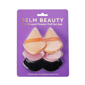 Delm Beauty Fan Shaped Powder Makeup Puffs