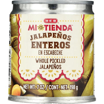 H-E-B Mi Tienda Whole Pickled Jalapeños Enteros en Escabeche