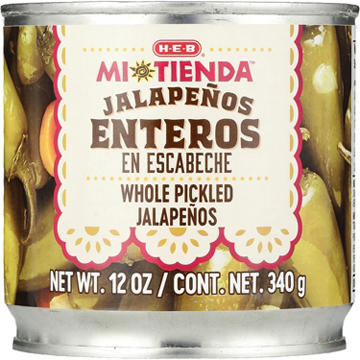 H-E-B Mi Tienda Whole Pickled Jalapeños Enteros en Escabeche