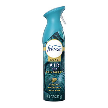 Febreze Luxe Air Freshener Odor-Fighting Room Spray - Rainforest