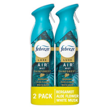 Febreze Luxe Air Freshener Odor-Fighting Room Spray - Rainforest