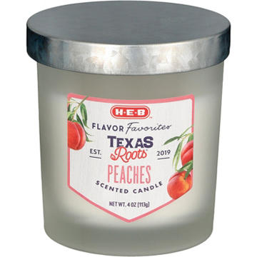 H-E-B Flavor Favorites Texas Roots Peaches Scented Candle