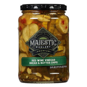Mount Olive Majestic Picklery Premium Red Wine Vinegar Bread & Butter Chips