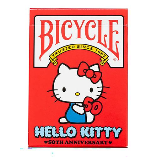 Bicycle Hello Kitty 50th Anniversary Playing Cards - Shop Games at