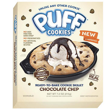 Puff Cookies Ready-To-Bake Cookie Skillet - Chocolate Chip