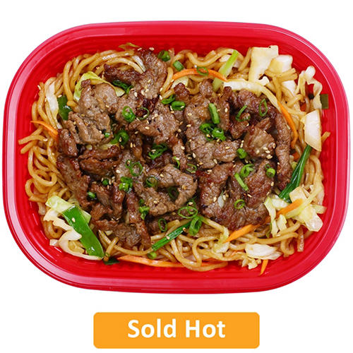 H-E-B Sushiya Beef Lo Mein Noodle Bowl (Sold Hot)