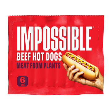 Impossible Beef Hot Dogs Meat From Plants