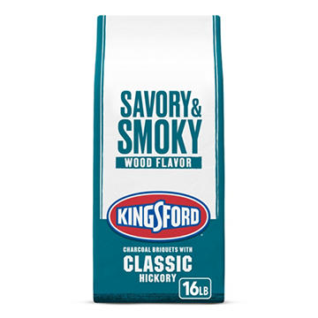 Kingsford Charcoal Briquettes with Classic Hickory, BBQ Charcoal for Grilling
