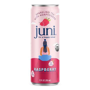 Juni Sparkling Adaptogen Tea - Raspberry