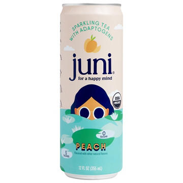 Juni Sparkling Adaptogen Tea - Peach