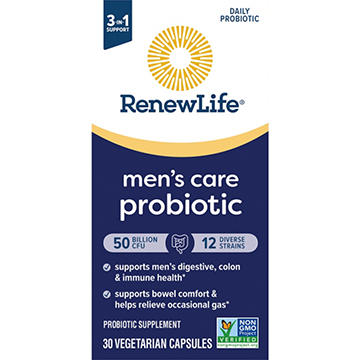 Renew Life Men's Care Daily Probiotic Capsules