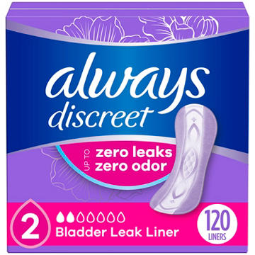 Always Discreet Incontinence & Bladder Leak Pads - Very Light