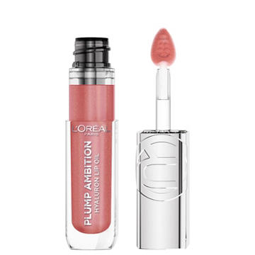 L'Oréal Paris Plump Ambition Hyaluronic Lip Oil - Nude Macaron