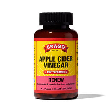 Bragg Apple Cider Vinegar + Phytoceramides Renew Capsules