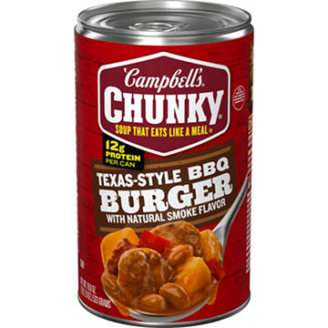 Campbell's Chunky Texas-Style BBQ Burger Soup
