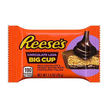 Reese's Big Cup Chocolate Lava Milk Chocolate Peanut Butter Cups