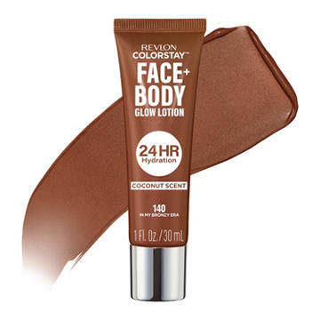 Revlon ColorStay Face + Body Glow Lotion - 140 In My Bronzy Era