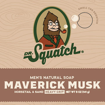 Dr. Squatch Men's Natural Soap Bar - Maverick Musk