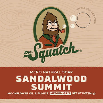 Dr. Squatch Men's Natural Soap Bar - Sandalwood Summit