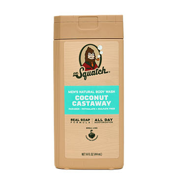 Dr. Squatch Men's Natural Body Wash - Coconut Castaway