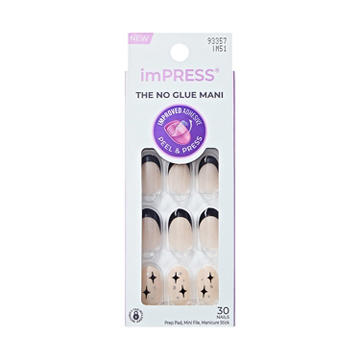 KISS imPRESS Press-On Manicure Nails - Gold Ring