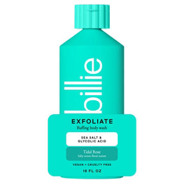 Billie Exfoliate Buffing Body Wash - Tidal Rose