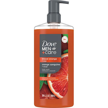 Dove Men+Care Plant-Based Moisturizing Face & Body Wash - Blood Orange & Sage